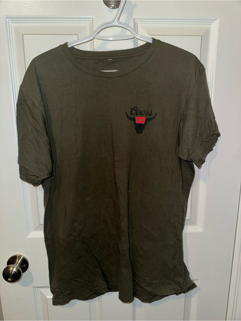Teeluv Men's Graphic Tee Size Large in Green
